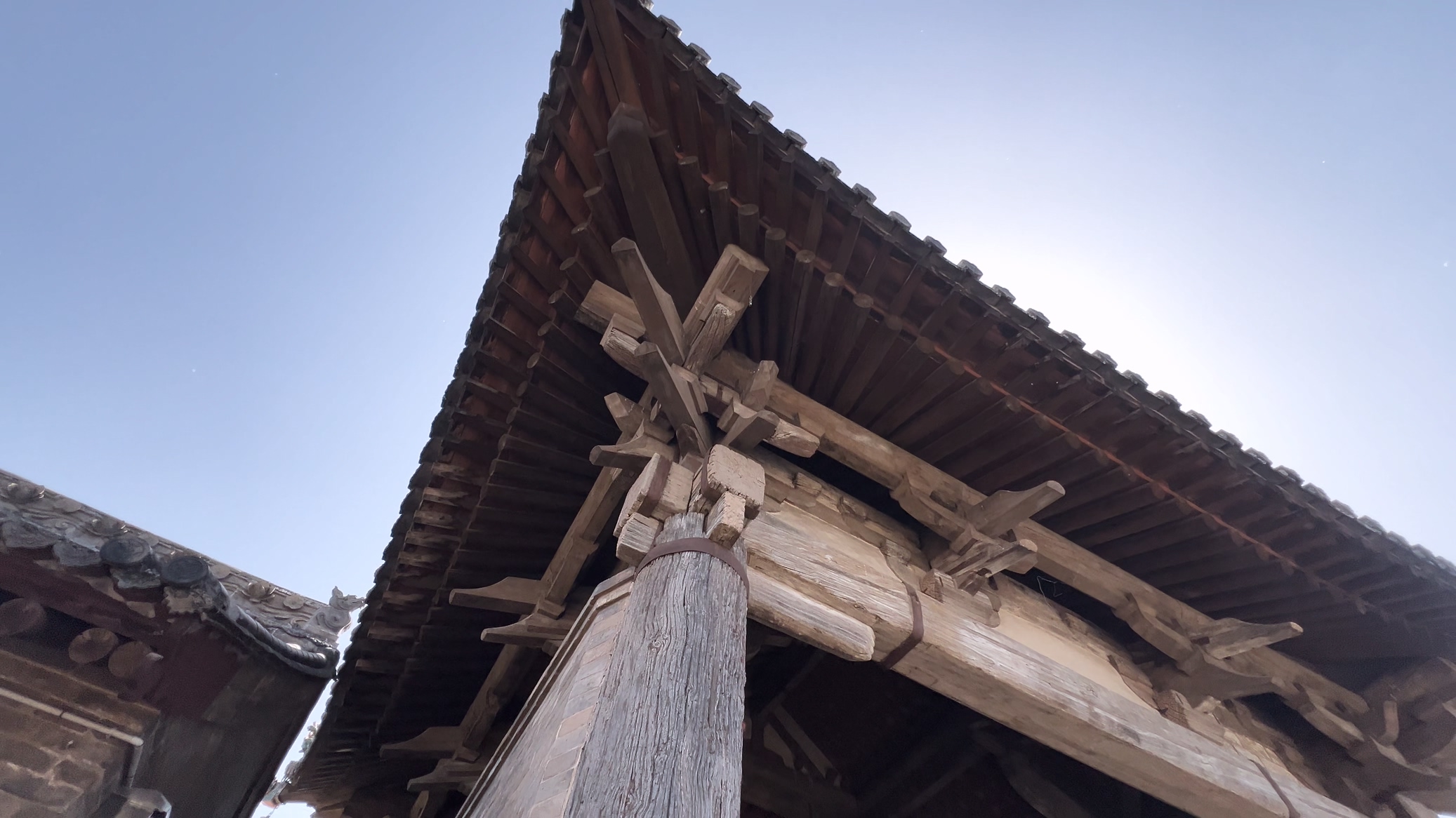 高平市王报村二郎庙一隅。（杨旸/摄）