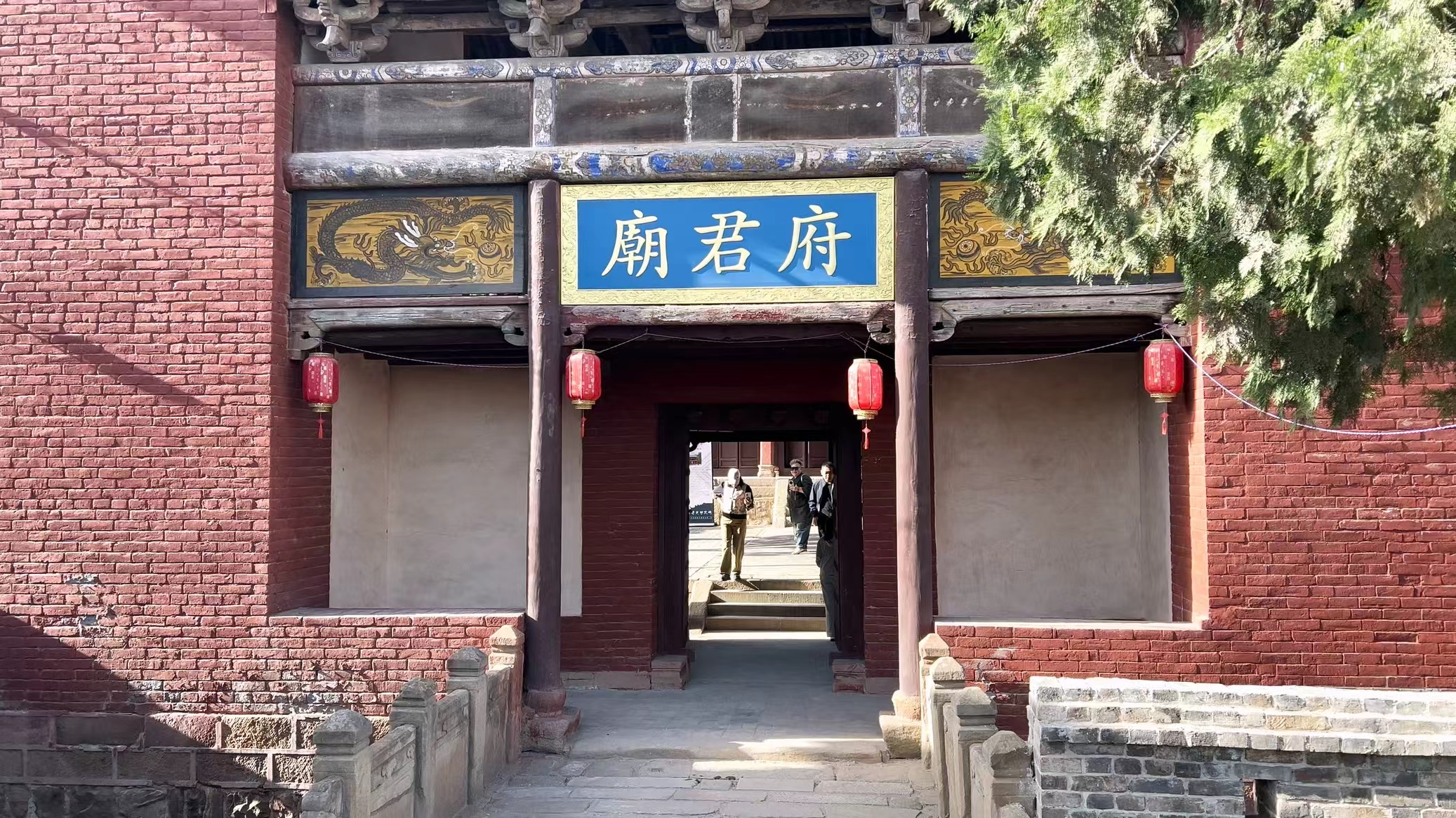 沁水县郭壁村崔府君庙。（杨旸/摄）